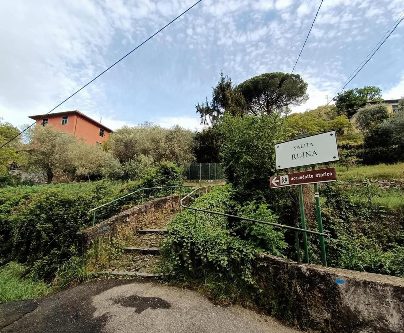 “Da Gio” In Un Antico Borgo Di Genova Apartment Luaran gambar
